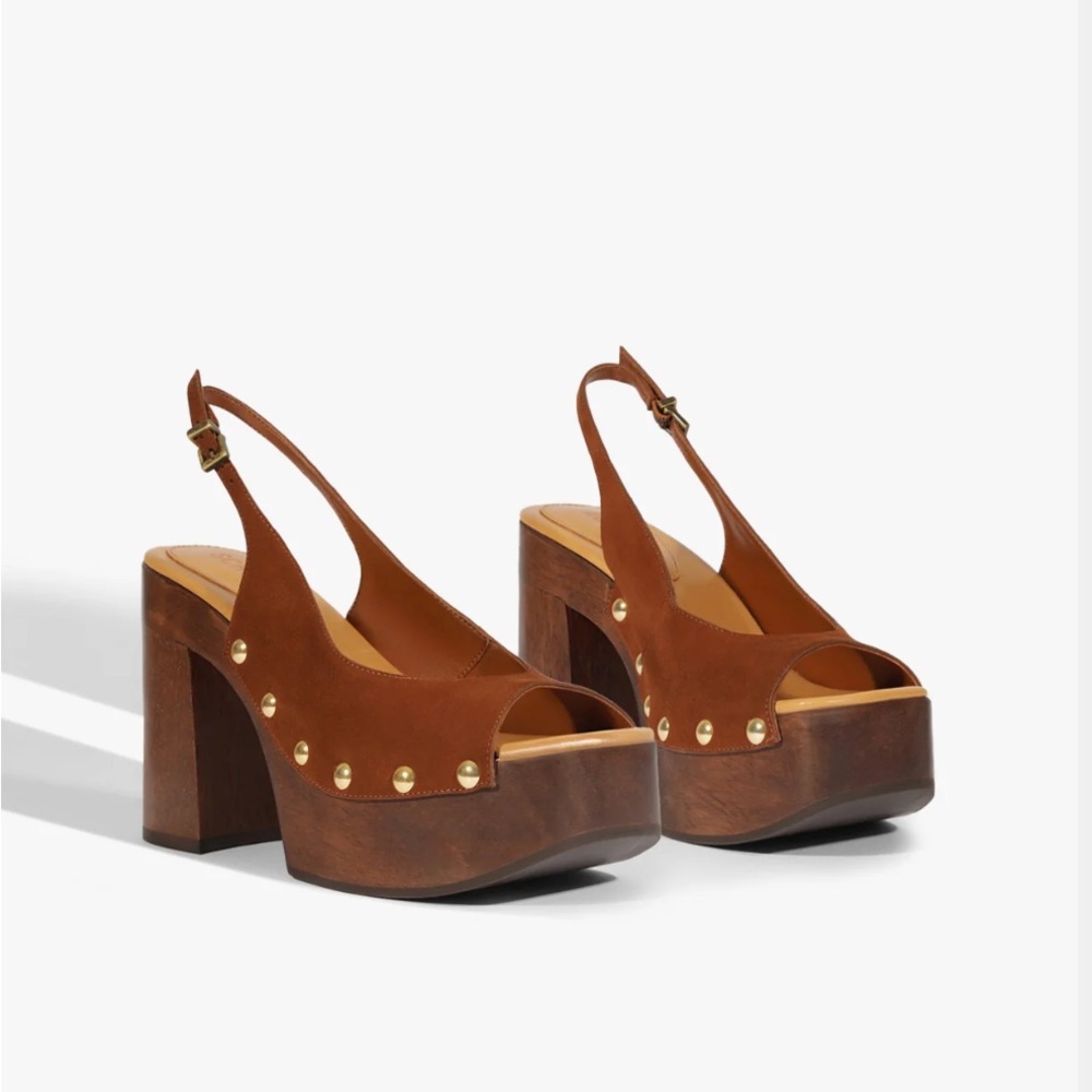 Schutz Suede Platform Heels